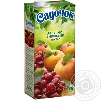 Нектар Садочок яблочно-вишневый 0,95л купить, цены на МегаМаркет - фото 1