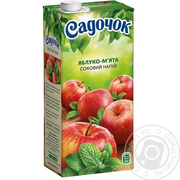 Sadochok with apple-mint nectar 0,95l - buy, prices for MegaMarket - photo 1