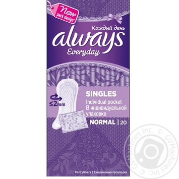 Liners Always normal 20pcs - buy, prices for MegaMarket - photo 1