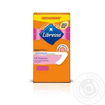 Прокладки ежедневные Libresse Dailyfresh Normal купить, цены на МегаМаркет - фото 1