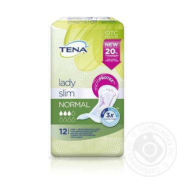 Прокладки Tena Lady Slim Normal урологічні жіночі 3 крапельки 12шт купити, ціни на МегаМаркет - фото 1