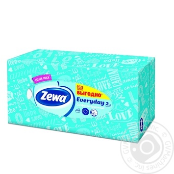 Серветки Zewa Everyday 2 шари 150шт/уп купити, ціни на МегаМаркет - фото 4