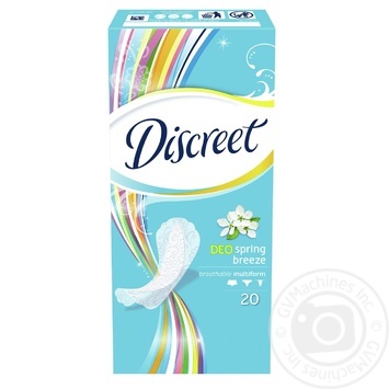 Liners Discreet Deo Spring Breeze 20pcs - buy, prices for MegaMarket - photo 1