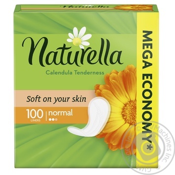 Прокладки ежедневные Naturella Мягкость календулы Normal 2 капельки 100шт купить, цены на МегаМаркет - фото 1