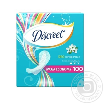 Щоденні гігієнічні прокладки Discreet Deo Spring Breeze 100шт купити, ціни на МегаМаркет - фото 1