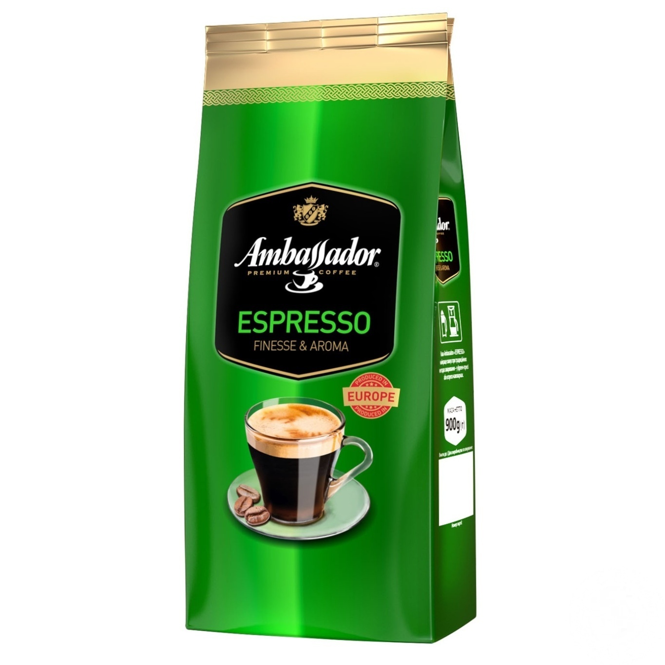 

Кофе Ambassador Espresso в зернах 900г