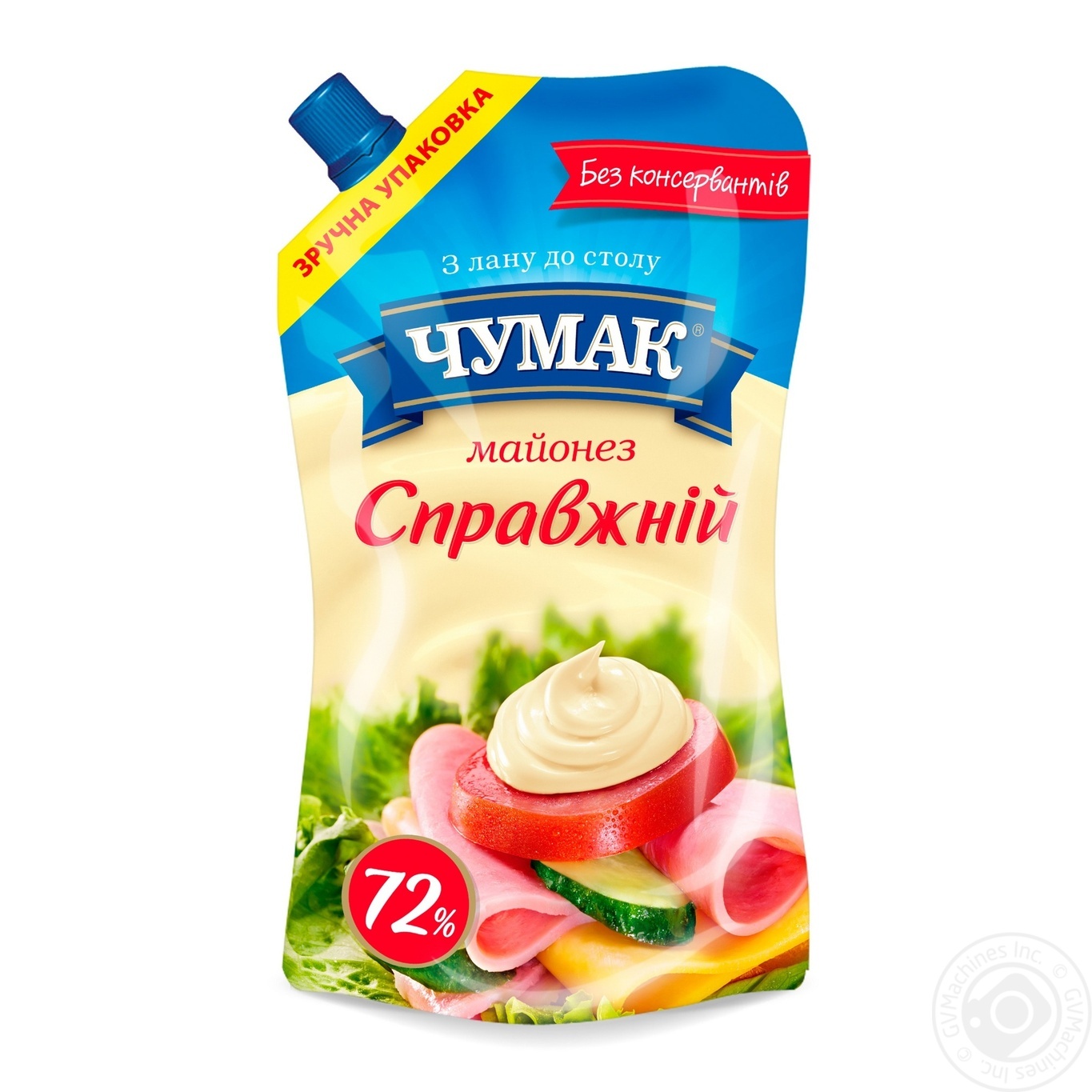 

Майонез Чумак Настоящий 72% 350г