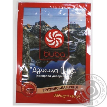 Приправа универсальная Buba Аджика сухая 40г купить, цены на МегаМаркет - фото 1