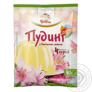 Dobryk with vanilla for desserts pudding 40g - buy, prices for Auchan - photo 3