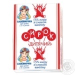 Творожок Слов'яночка Детский с ванилином 15% 90г