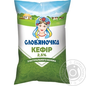 Кефир Слов'яночка 2,5% 900г купить, цены на МегаМаркет - фото 1