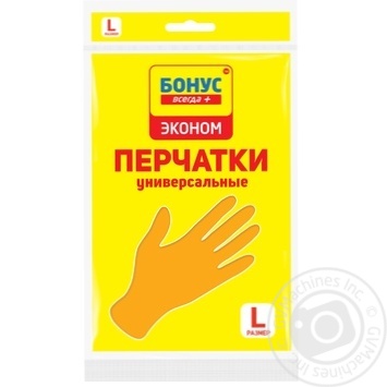 Gloves Bonus rubber l - buy, prices for MegaMarket - photo 1