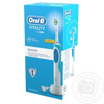 Електрична зубна щітка Oral-B Vitality 3D White Відбілююча купити, ціни на МегаМаркет - фото 5