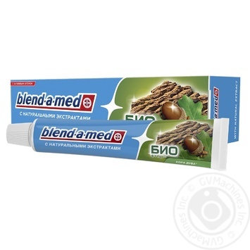 Зубная паста Blend-a-med БИО Фтор Кора Дуба 50мл купить, цены на МегаМаркет - фото 7