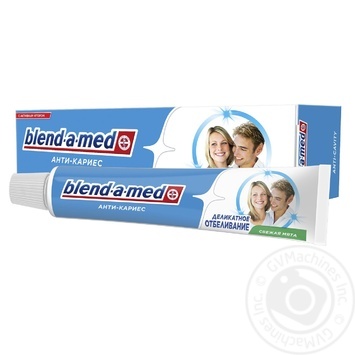 Зубна паста Blend-a-med 3 Эффект Делікатне Відбілювання 50мл купити, ціни на МегаМаркет - фото 4
