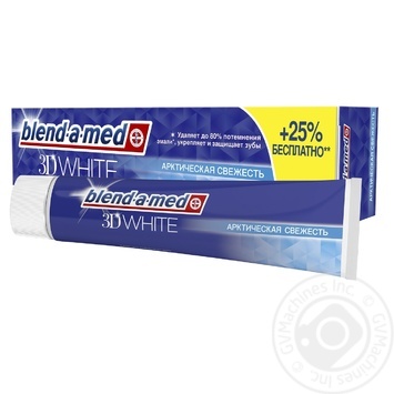 Toothpaste Blend-a-Med 3D White Fresh Mint Kiss 125ml - buy, prices for MegaMarket - photo 2