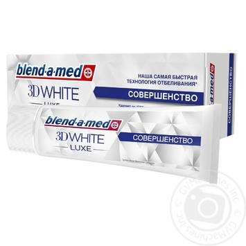 Toothpaste Blend-a-med 3d white luxe 75ml - buy, prices for MegaMarket - photo 2