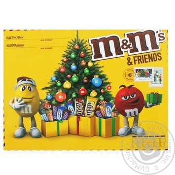 Candy M&m's Christmas gift 230.5g - buy, prices for MegaMarket - photo 1