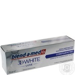 Зубна паста Blend-a-med 3D White Luxe Досконалість 75мл
