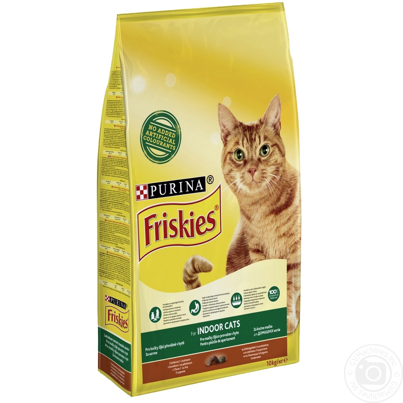 

Корм сухой Friskies Indoor С курицей и садовой травой для взрослых котов 10кг