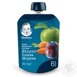 Gerber for children apple-plum puree 90g
