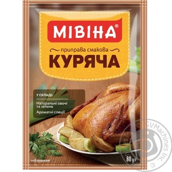 Приправа Мівіна Куряча 80г купити, ціни на МегаМаркет - фото 2