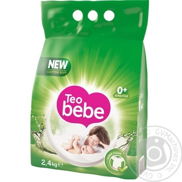 Пральний порошок Teo bebe Алоє автомат 2400г купити, ціни на МегаМаркет - фото 1