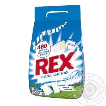 powder detergent rex mountain freshness 3000g - buy, prices for - photo 1