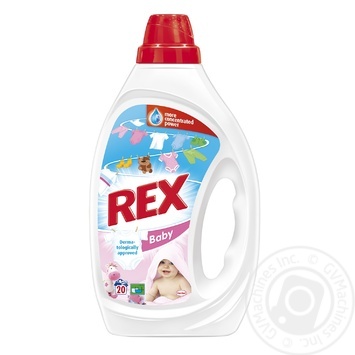 Гель для прання Rex Дитячий 1л купити, ціни на МегаМаркет - фото 1