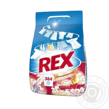 Стиральный порошок Rex Ароматерапия с ароматом цветущей сакуры и водяной лилии 2,4кг купить, цены на МегаМаркет - фото 1