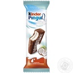 Пирожное Kinder Pingui бисквитное кокос 30г