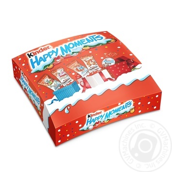 Набір новорічний Kinder Happy Moments 242г купити, ціни на МегаМаркет - фото 1