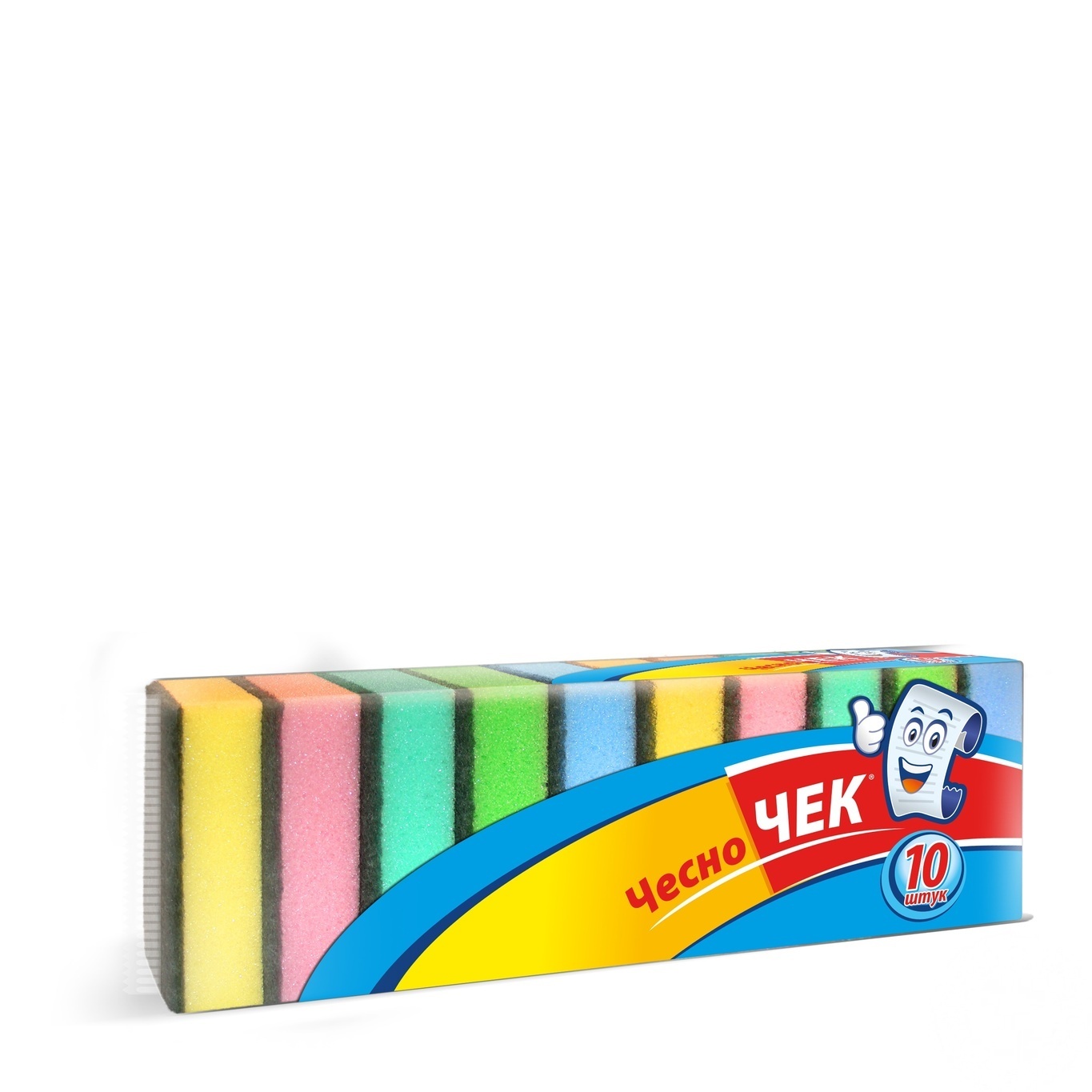 

Губки кухонные Чесно Чек большие 10шт