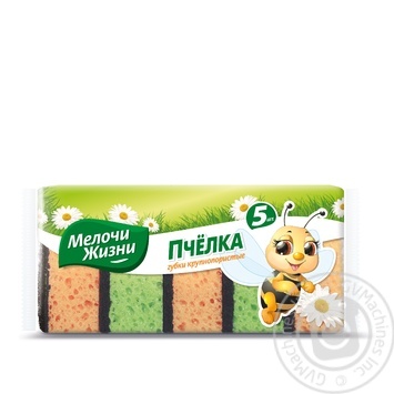 Sponge Melochi zhizni for washing 100g - buy, prices for MegaMarket - photo 1
