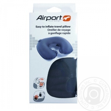 Airport Pillow for Travel with Lock - buy, prices for Auchan - photo 2