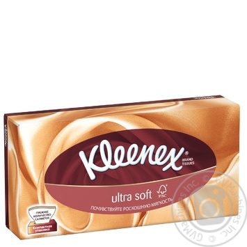 Серветки Kleenex Ультрасофт в коробці - купити, ціни на Таврія В - фото 1