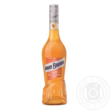 Liquor Marie brizar peach 18% 700ml glass bottle France - buy, prices for MegaMarket - photo 1