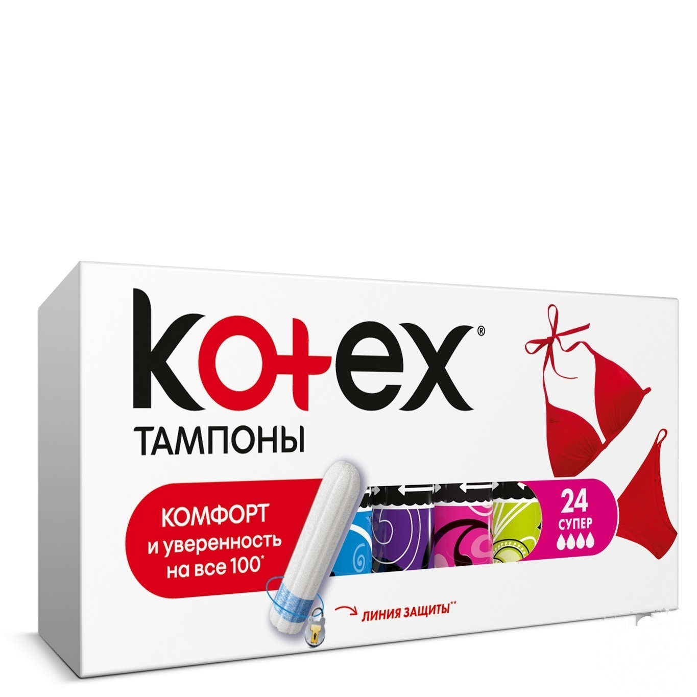 

Тампоны Kotex Ultra Sorb Silky Cover super 24шт