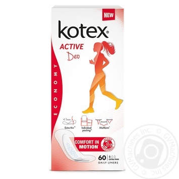 Pads Kotex Extra 60pcs - buy, prices for MegaMarket - photo 1