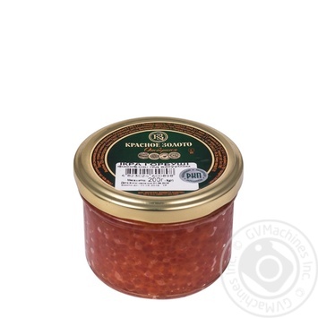 Chervone zoloto grain-growing salmon caviar 200g - buy, prices for NOVUS - photo 1