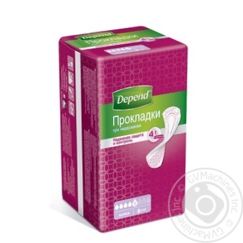 Прокладки Depend Super урологічні жіночі 5 крапельок 8шт купити, ціни на МегаМаркет - фото 1