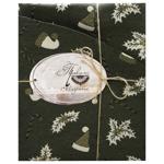 Provence Hats on Green Tablecloth 180cm