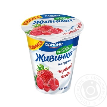 Zhivinka With Berries Yogurt 1.5% - buy, prices for MegaMarket - photo 1