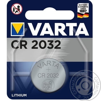 Батарейка VARTA Lithium CR 2032 BLI 1шт - купити, ціни на NOVUS - фото 2