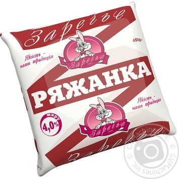 Zarechye fermented baked milk 4% 450ml - buy, prices for MegaMarket - photo 1