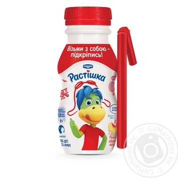 Rastishka with apricot-peach yogurt 1.5% 185g - buy, prices for MegaMarket - photo 1
