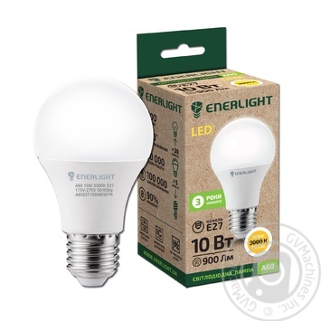 Enerlight LED lamp A60 10W 3000K E27 - buy, prices for MegaMarket - photo 1