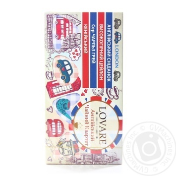 Tea Lovare English breakfast black packed 24pcs 48g cardboard packaging - buy, prices for MegaMarket - photo 2