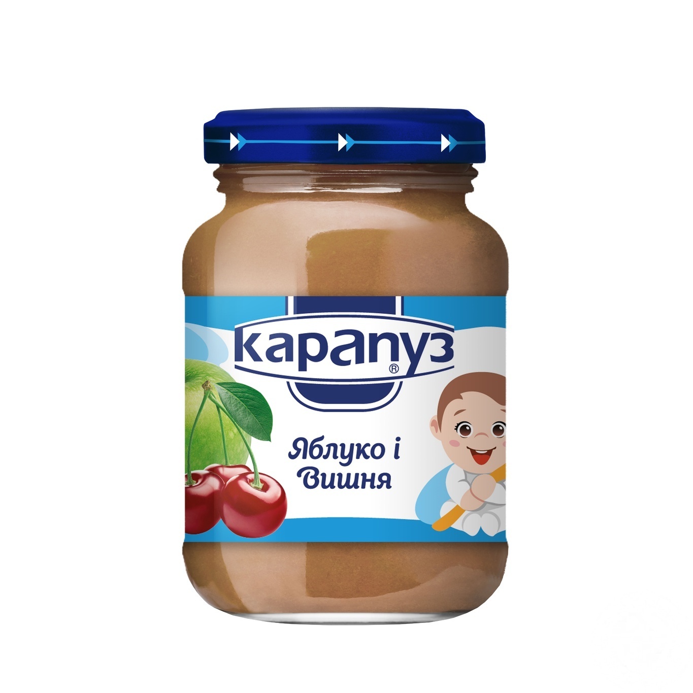 

Пюре Карапуз яблуко и вишня 170г