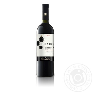 Wine Shabo red semisweet 13% 750ml glass bottle Ukraine - buy, prices for MegaMarket - photo 1